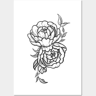 Peonies Posters and Art